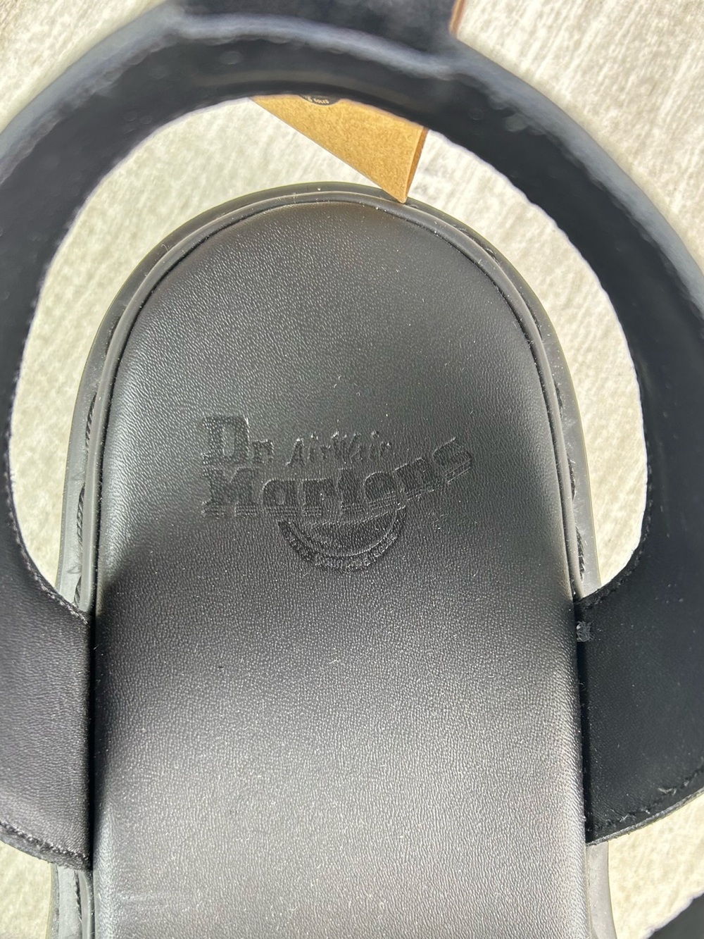 NEW Dr. Martens Docs Gryphon Black Leather Buckle Strap Sandal Shoe Mens Size 14 - Picture 10 of 11